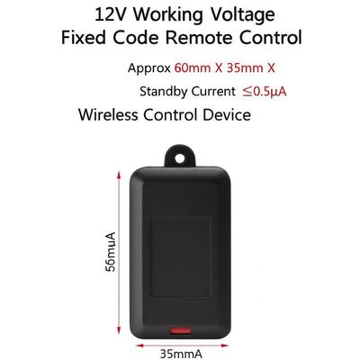 Fixed Remote Control Quality Fixed Code Remote Control manufacturer from China