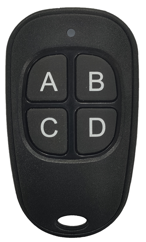 12V DC Fixed Code Remote Control Providing Operating Range 50-100m and Silicone Button Material Designed for Remote Access Solutions